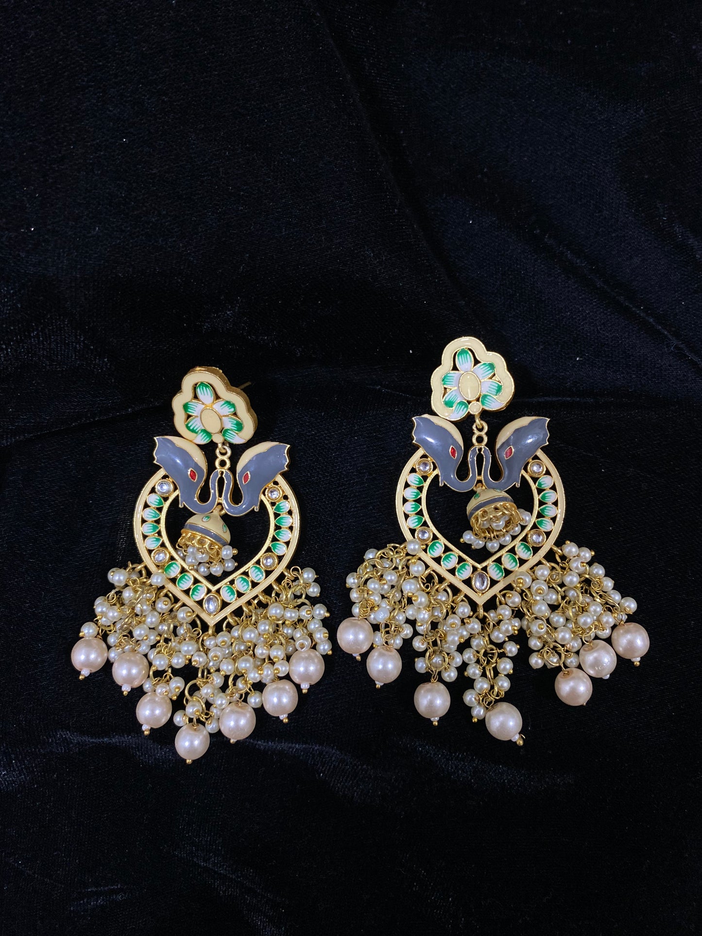 Hand Painted Maang Tika Set