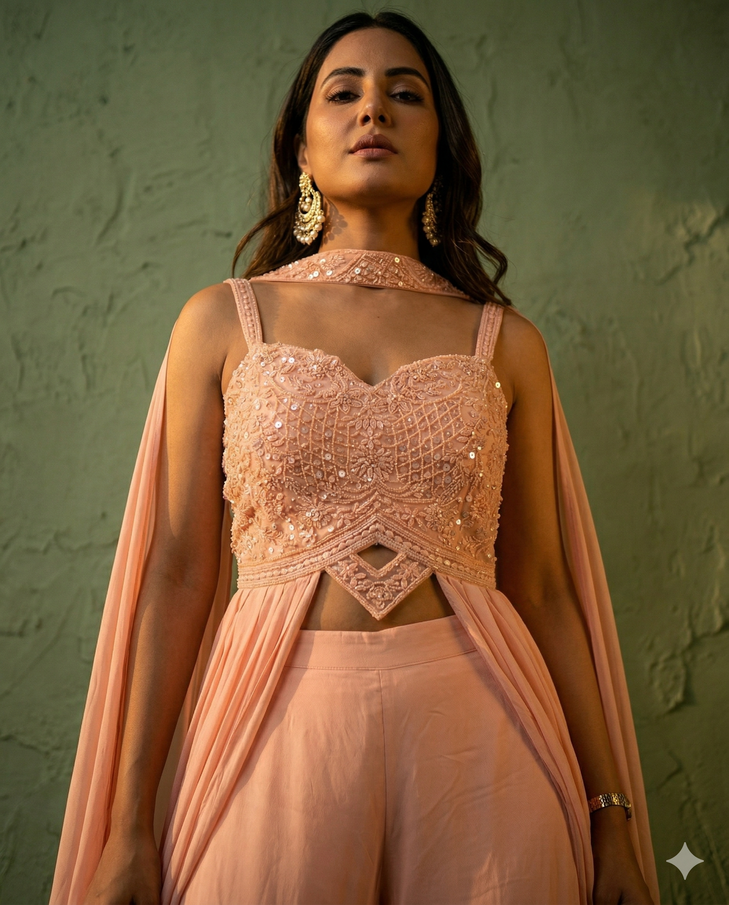 Coral pink stunner set