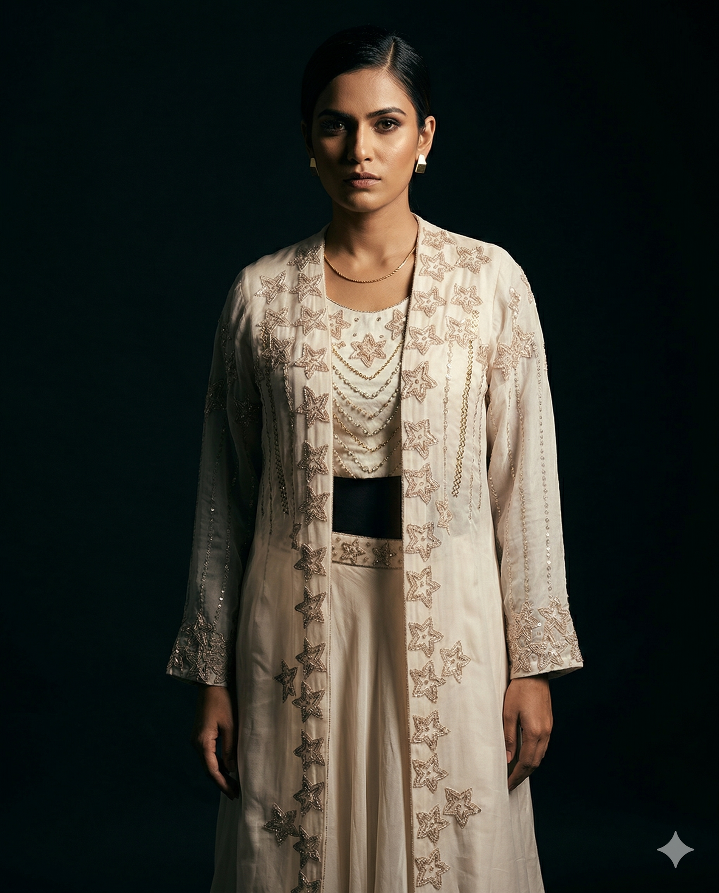 White starry set (3 pieces)