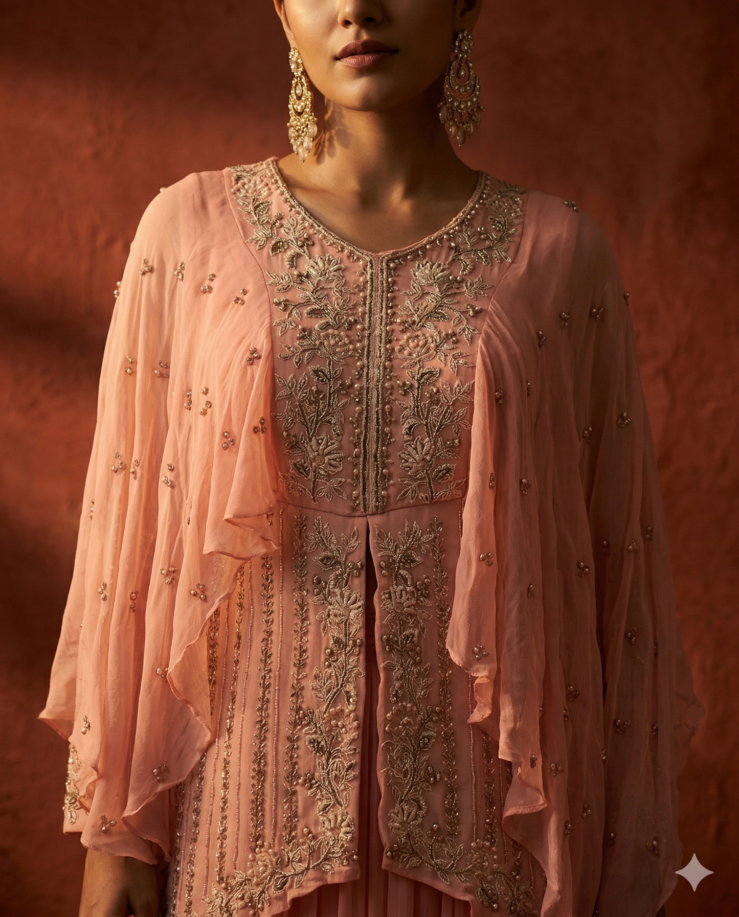 light coral pink set