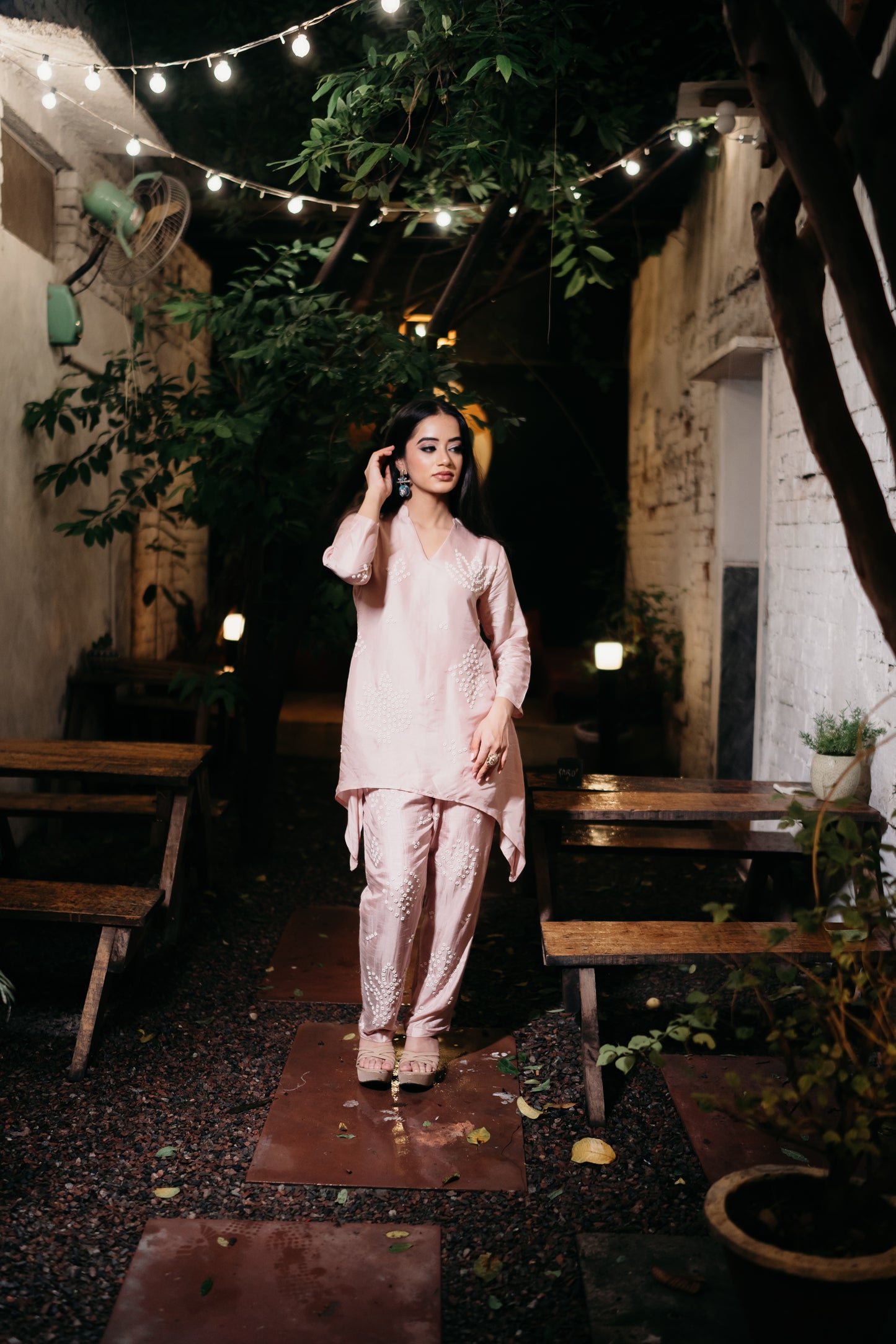 Pearly way: co-ord set